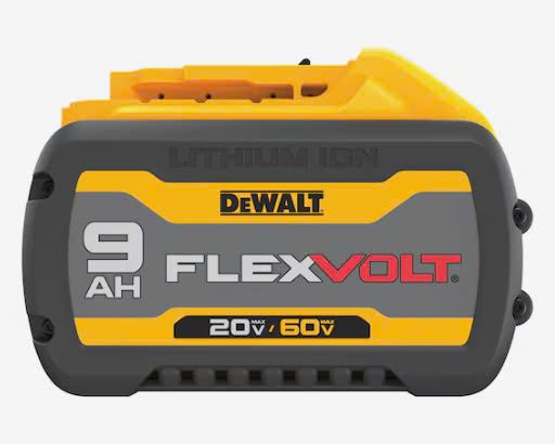 Pin 20V/60V MAX* FLEXVOLT® 9Ah
