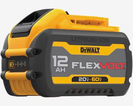 Pin 20V/60V MAX* FLEXVOLT® 12Ah