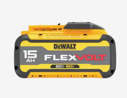 Pin 20V/60V MAX* FLEXVOLT® 15Ah