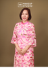 Áo dài truyền thống - hoa hồng