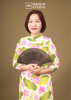 Áo dài truyền thống - hoa sen