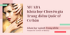 MUABA Khóa học Chuyên gia trang điểm quốc tế cơ bản