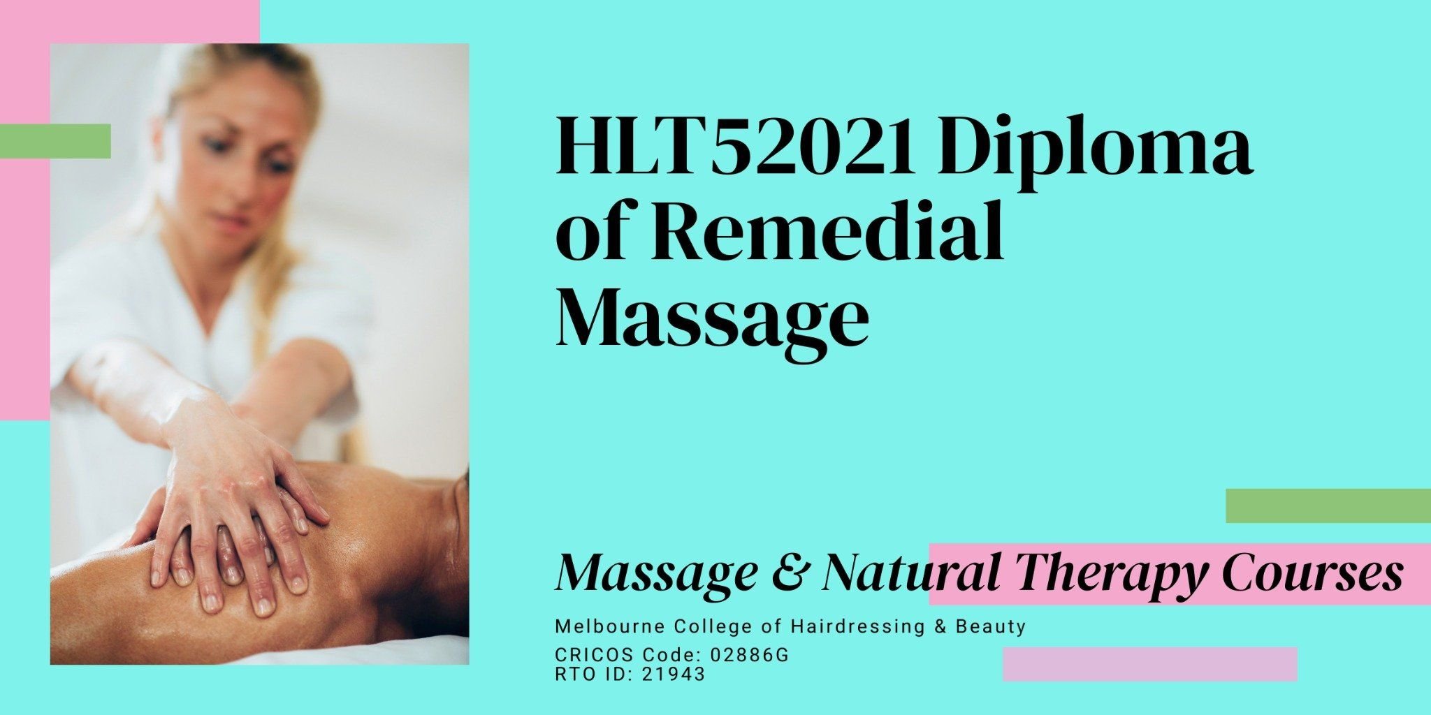 HLT52021 Chứng chỉ Massage trị liệu