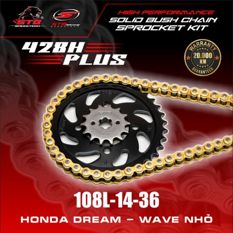 Bộ Nhông Sên Dĩa 428H Plus STB Cho Mọi Dòng Xe Số, Xe Côn - Chính Hãng STB Racing