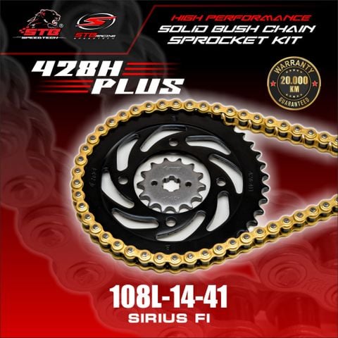 Bộ nhông sên dĩa STB cho Xe Sirius Fi 115cc 428Hplus