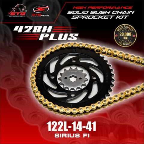 Bộ nhông sên dĩa STB cho Xe Sirius Fi 115cc 428Hplus