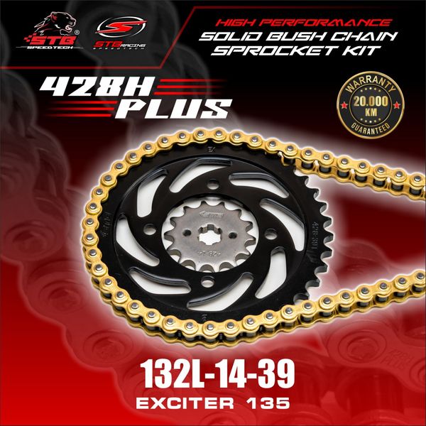 Bộ nhông sên dĩa STB cho Xe Exciter 135cc 428Hplus