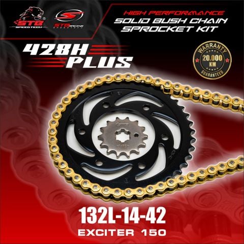 Bộ nhông sên dĩa STB cho Xe Exciter 150cc 428Hplus