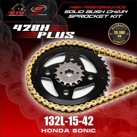 Bộ nhông sên dĩa STB cho Xe Sonic 150cc 428Hplus