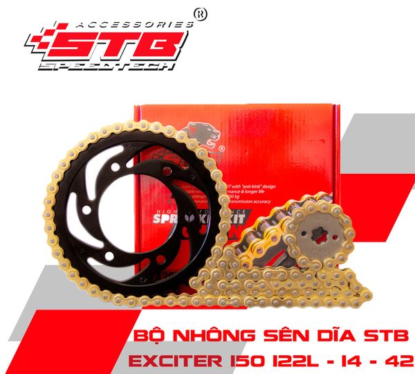 BỘ NHÔNG SÊN DĨA STB HIGH TECH EXCITER 150 124L-14-42
