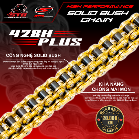 Sên 9ly 428H Plus STB Cao Cấp Cho Các Dòng Xe Số, Xe Côn - Chính Hãng STB Racing