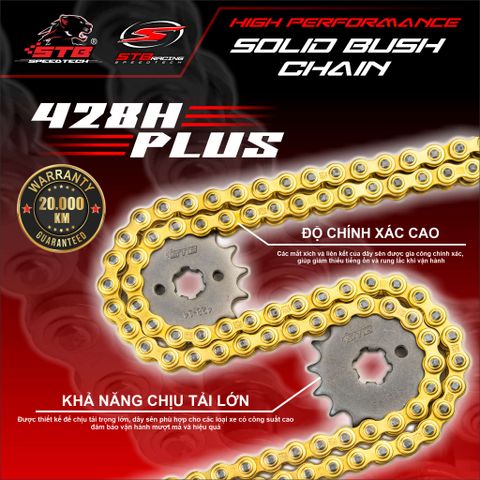 Sên 9ly 428H Plus STB Cao Cấp Cho Các Dòng Xe Số, Xe Côn - Chính Hãng STB Racing