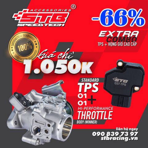 GIÁ SHOCK - COMBO HỌNG GIÓ EXCITER 150/WINNER 150 + TPS NHIỀU SIZE TÙY CHỌN