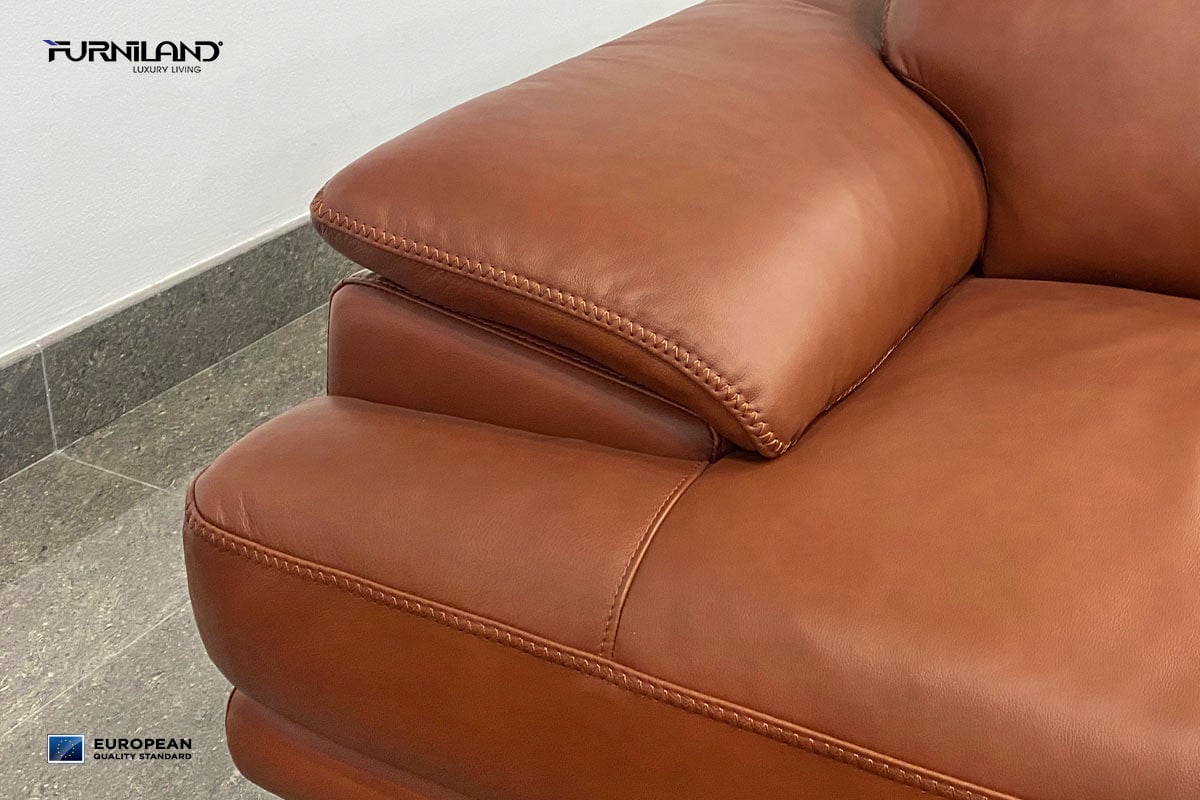 Bellano - Sofa băng 4 - Sofa Da Thật Nhập Khẩu - Sofa Cao Cấp - Sofa Italia