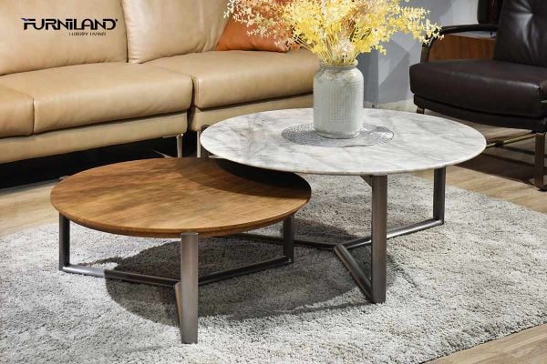 Vì sao bàn trà đôi được nhiều gia đình lựa chọn cho phòng khách?