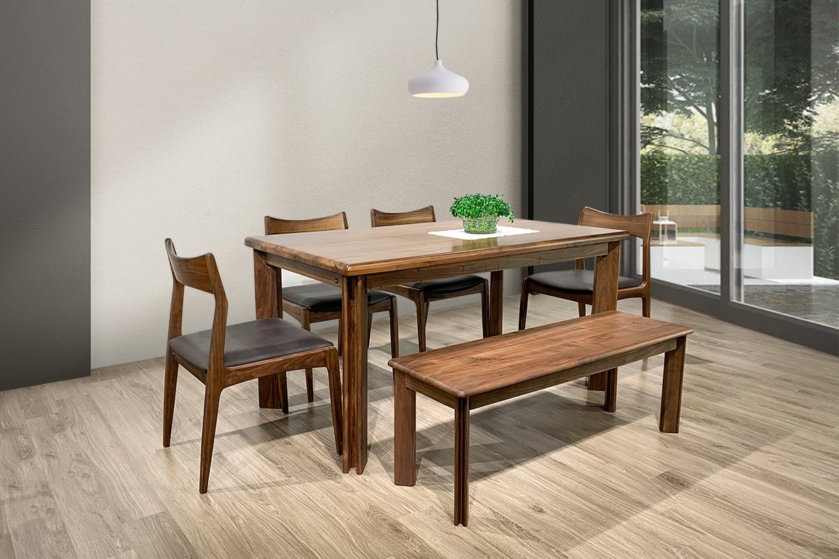 Đặc điểm bộ bàn ăn có ghế băng dài