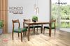 Bộ bàn ghế ăn gỗ óc chó Kondo 1m2 - bàn ăn - bộ bàn ăn