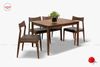 Bộ bàn ghế ăn gỗ óc chó Kondo 1m2 - bàn ăn - bộ bàn ăn