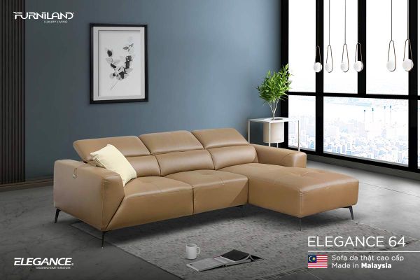 Elegance 64 - Sofa da - Sofa nhập khẩu - Sofa Malaysia - Sofa Giá Rẻ