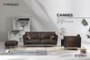 Ghế Sofa phòng khách Cannes băng 3 - sofa da thật