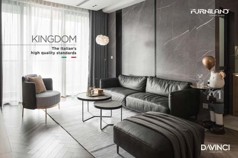 Bộ Sofa Phòng Khách KINGDOM Ghế Băng 3 Chỗ