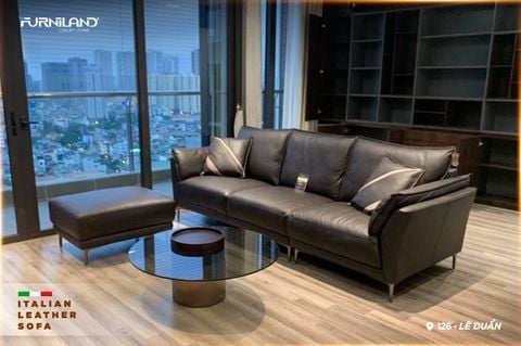 Sofa Nhập Khẩu CANNES Băng 4 - Sofa Da Thật