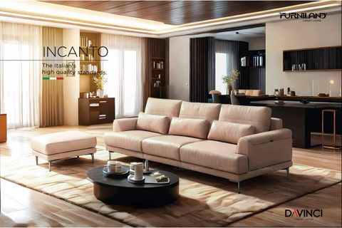 Sofa Da Thật Nhập Khẩu Incanto