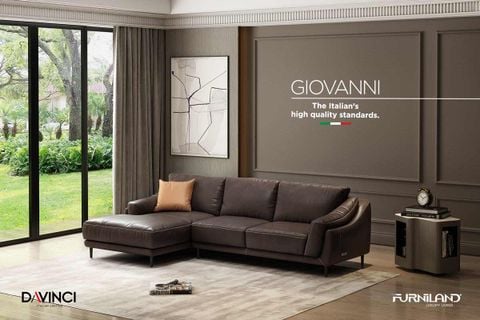 Sofa Phòng Khách Cao Cấp Giovanni Góc L