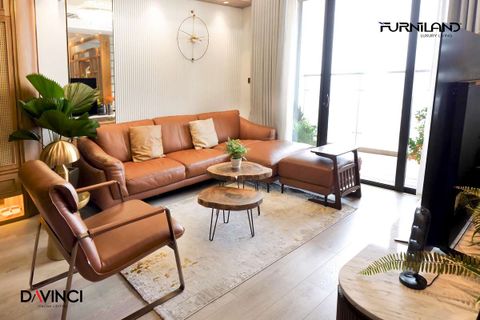 Sofa Phòng Khách Cao Cấp Giovanni Góc L