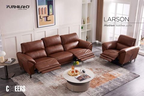 Sofa Chỉnh điện Larson 4 chỗ - Sofa Da Thật Nhập Khẩu