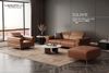 SOFA BĂNG CAO CẤP SQUARE - Sofa Da thật nhập khẩu Italia