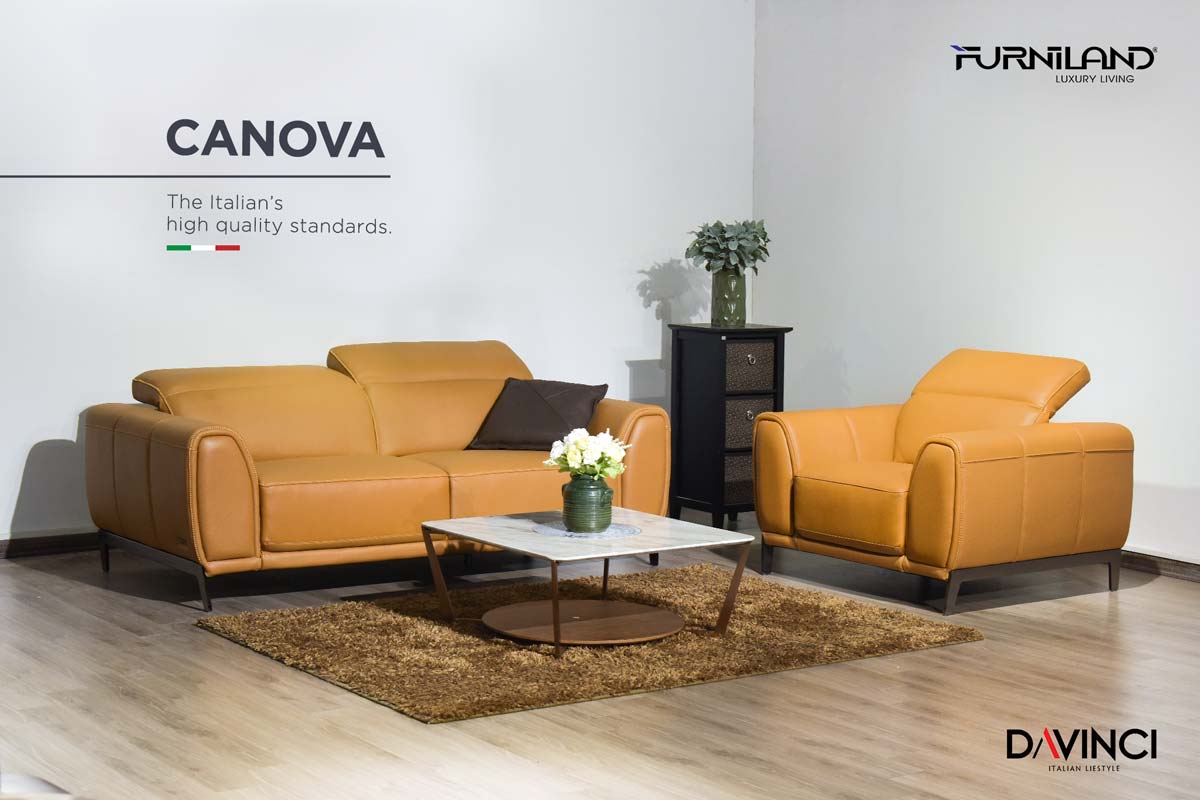 Sofa da cao cấp Canova - Sofa nhập khẩu Italia