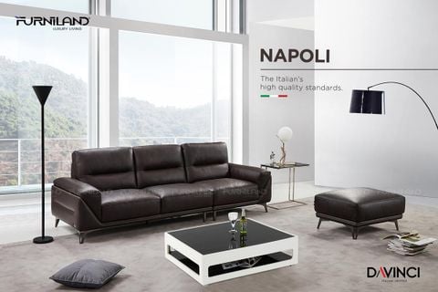 Ghế Sofa Da Thật NAPOLI Băng 4 Chỗ