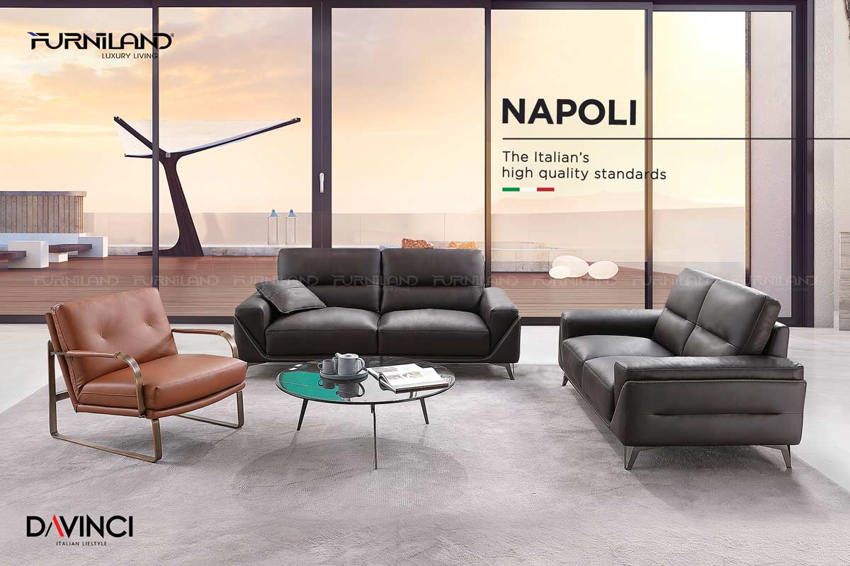 Mẫu Sofa Da Nhập Khẩu Kích Thước Nhỏ Cho Nhà Chật Hẹp
