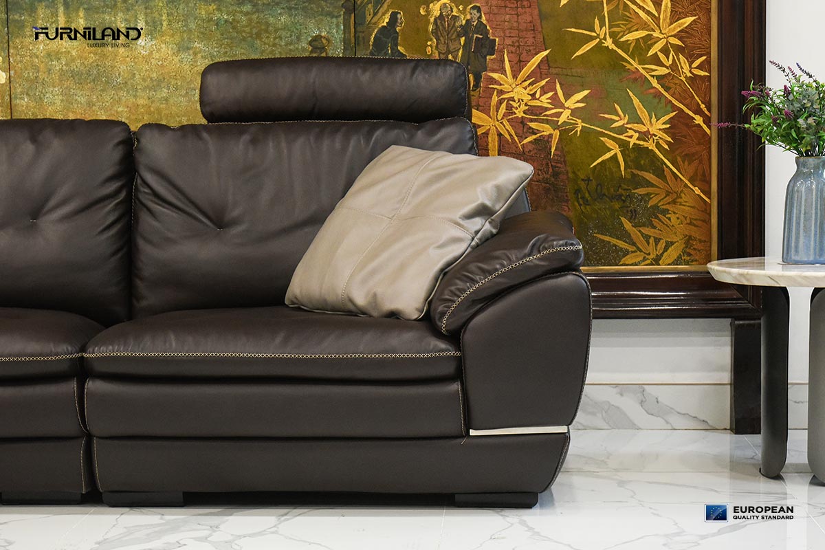 Sofa da cao cấp Romano Góc - Sofa nhập khẩu Italia