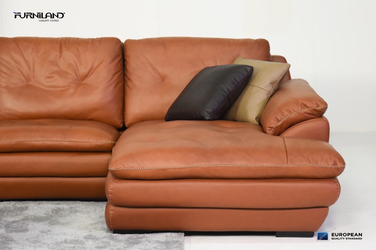 Sofa da cao cấp Romano Góc - Sofa nhập khẩu Italia