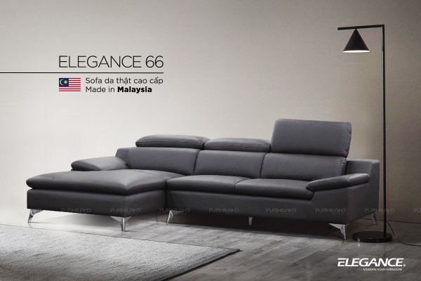 Ghế Sofa da Malaysia- Elegance 66