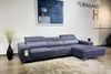 SOFA GÓC ELEGANCE 986 KENVIN - SOFA DA THẬT NHẬP KHẨU MALAYSIA