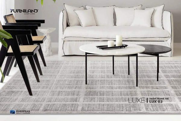 Cách kết hợp thảm trải sàn với nội thất và phong cách trang trí