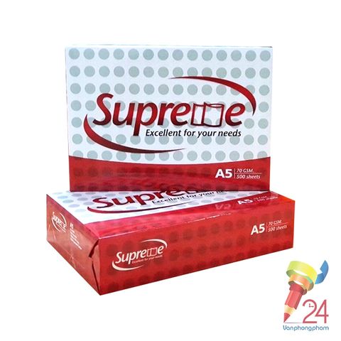 Giấy Supreme A5 ĐL 70
