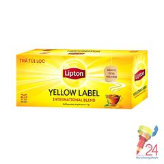 Trà túi lọc Lipton nhãn vàng