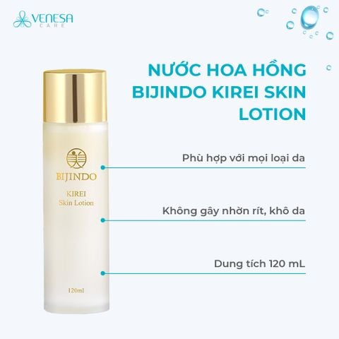 Nước Hoa Hồng BIJINDO KIREI Skin Lotion 120ml