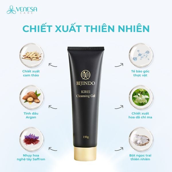 Gel Rửa Mặt BIJINDO KIREI Cleansing Gel  150g