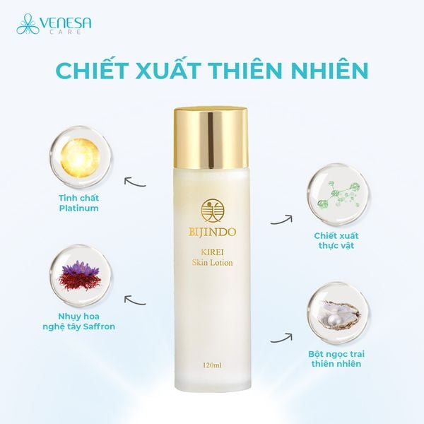 Nước Hoa Hồng BIJINDO KIREI Skin Lotion 120ml