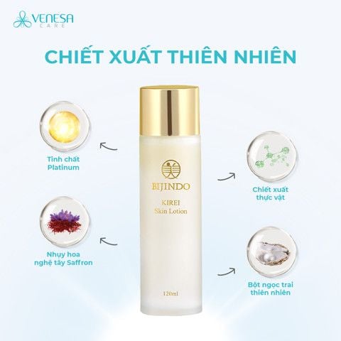 Nước Hoa Hồng BIJINDO KIREI Skin Lotion 120ml (BJD)