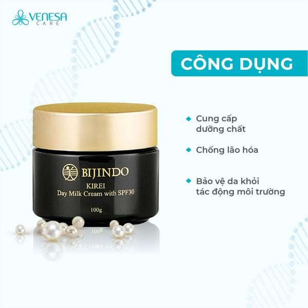 Kem Ngày BIJINDO KIREI Day Milk Cream with SPF30 100g