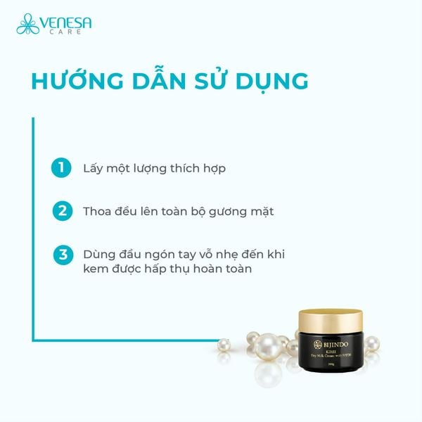 Kem Ngày BIJINDO KIREI Day Milk Cream with SPF30 100g