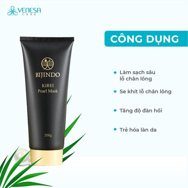 Mặt Nạ Ngọc Trai BIJINDO KIREI Pearl Mask 200g