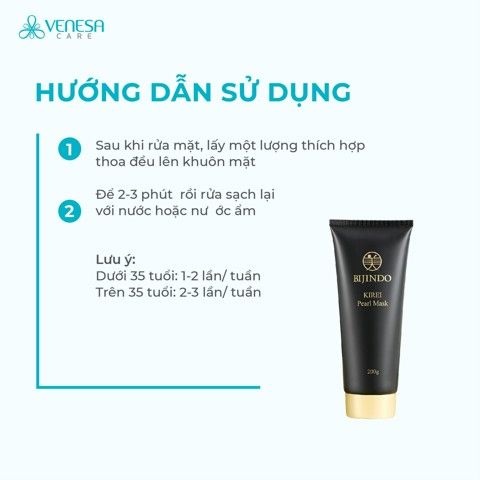 Mặt Nạ Ngọc Trai BIJINDO KIREI Pearl Mask 200g (BJD)