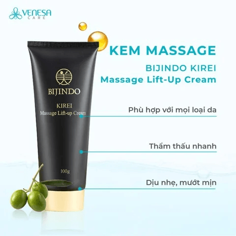 Kem Massage Nâng Cơ BIJINDO KIREI Massage Lift-up Cream 100g (BJD)